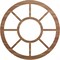 Ekena Millwork Grace Wood Fretwork Pierced Ceiling Medallion, Walnut, 30"OD x 10 7/8"ID x 1/4"T CMWP30X0250GRWA - alternate 1